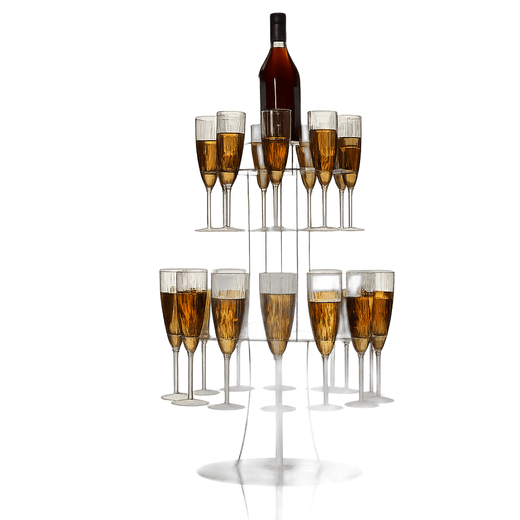 Support acrylique pour verres